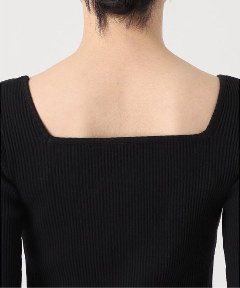 IENA LA BOUCLE「IENA LA BOUCLE リブスクエアネックカットソー」|Tシャツ・カットソー|