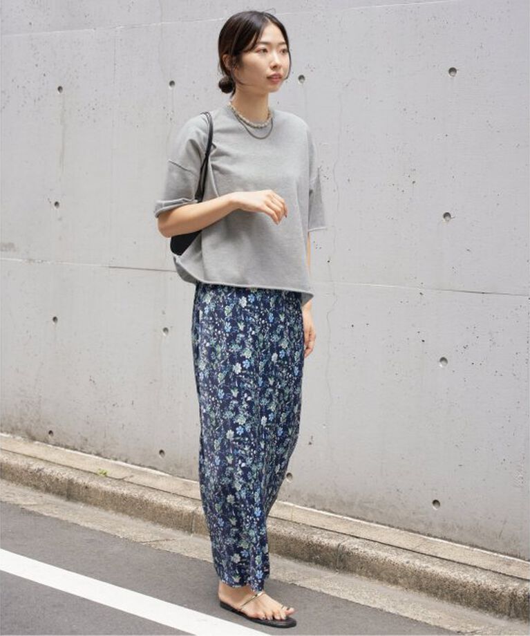 IENA「《予約》LEVITA コットンハーフスリーブプルオーバー」|ニット・セーター|