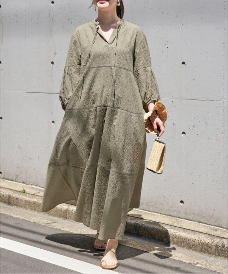 IENA「《予約》ティアードレースワンピース」|ワンピース|