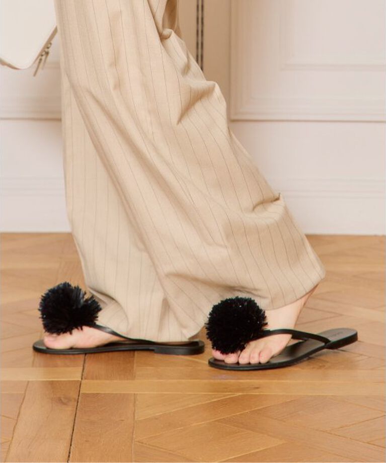 IENA LA BOUCLE「LAOCOONTE/ラオコンテ leire tuscany サンダル 0751143108」|サンダル|ブラック