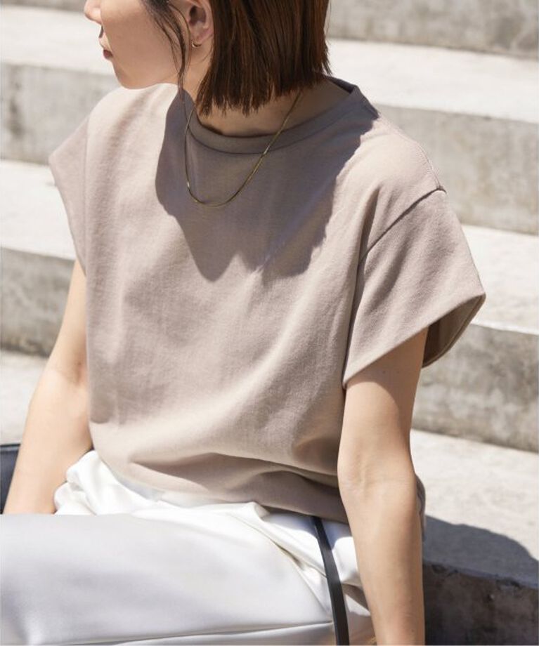IENA「《追加予約》シアーミニ裏毛 Tシャツ」|Tシャツ・カットソー|