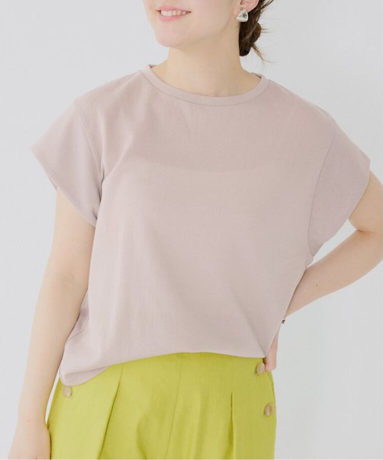 IENA「《追加予約》シアーミニ裏毛 Tシャツ」|Tシャツ・カットソー|