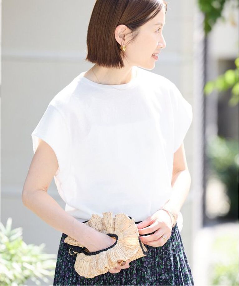 IENA「《追加予約》シアーミニ裏毛 Tシャツ」|Tシャツ・カットソー|