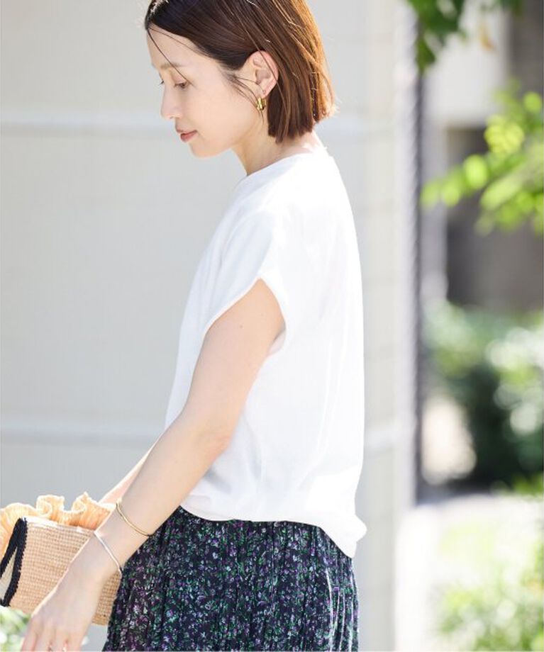 IENA「《追加予約》シアーミニ裏毛 Tシャツ」|Tシャツ・カットソー|