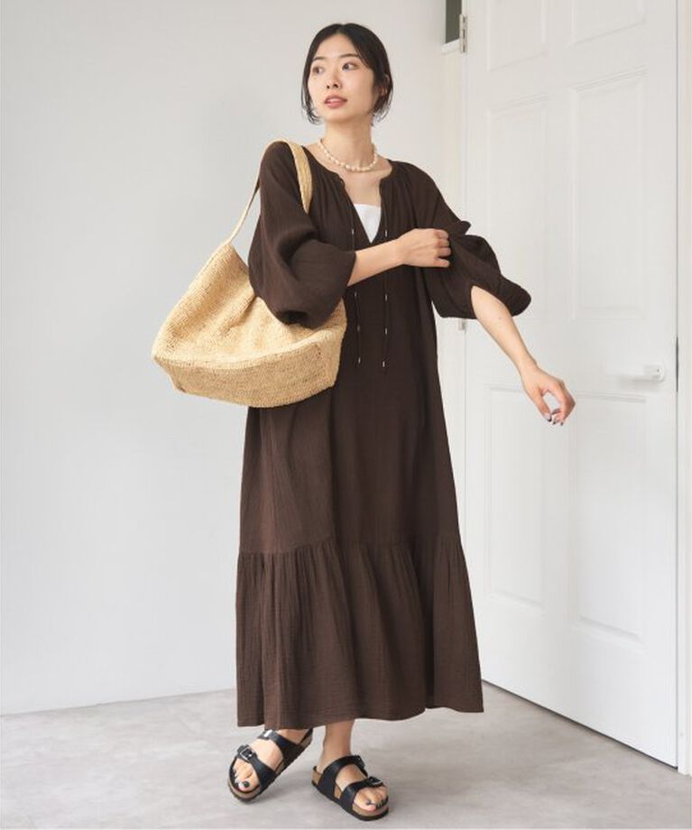 IENA「《予約》SARA MALLIKA × IENA 別注 DRESS」|ワンピース|