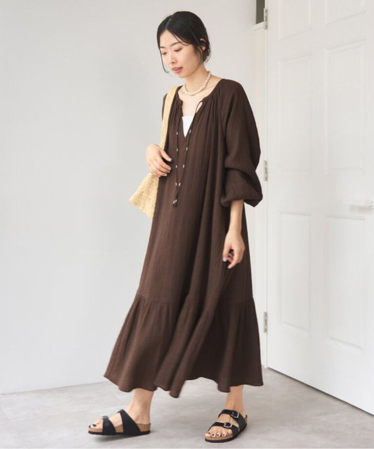 IENA「《予約》SARA MALLIKA × IENA 別注 DRESS」|ワンピース|