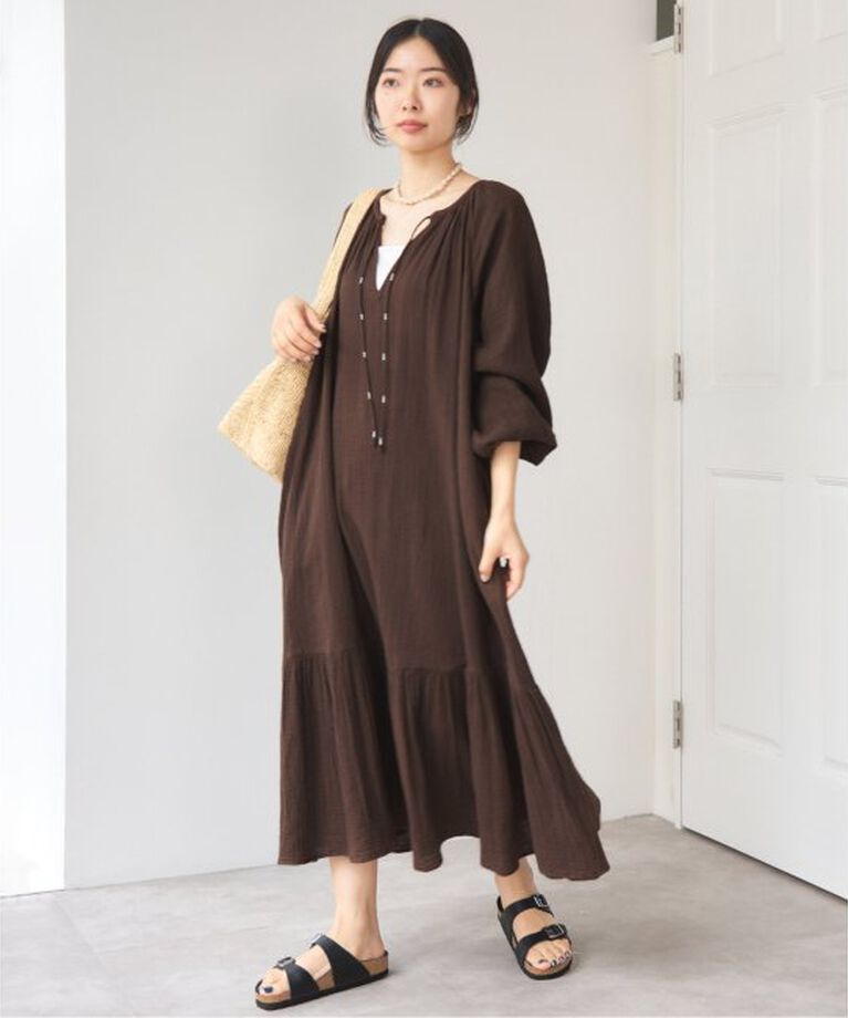 IENA「《予約》SARA MALLIKA × IENA 別注 DRESS」|ワンピース|