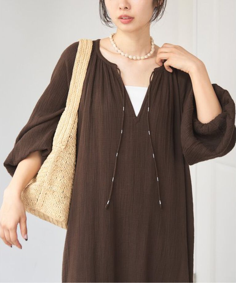 IENA「《予約》SARA MALLIKA × IENA 別注 DRESS」|ワンピース|