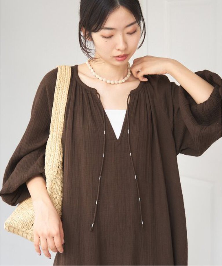 IENA「《予約》SARA MALLIKA × IENA 別注 DRESS」|ワンピース|