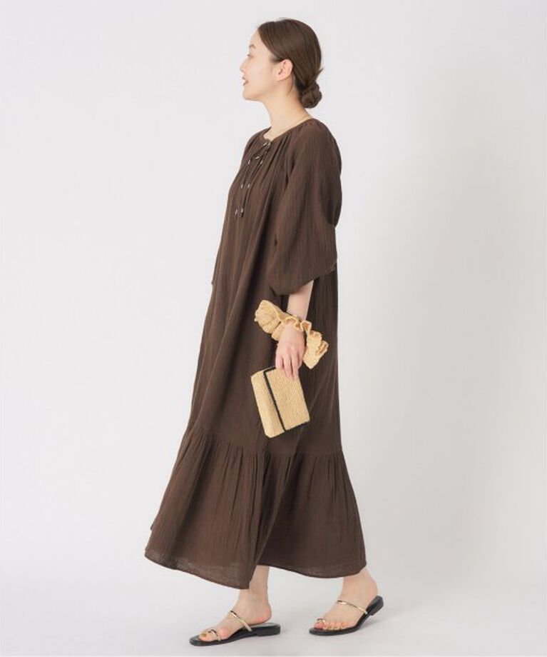 IENA「《予約》SARA MALLIKA × IENA 別注 DRESS」|ワンピース|