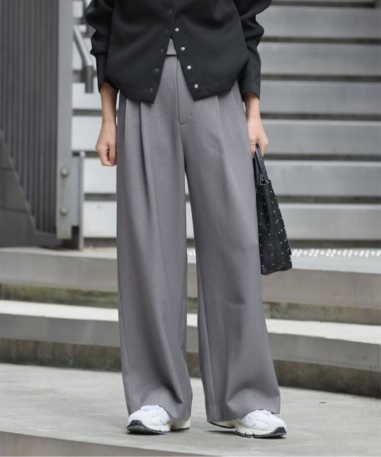 JOURNAL STANDARD relume「LANATECワイドトラウザース」|スラックス|グレーA