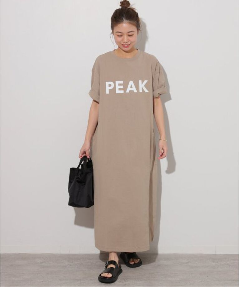 JOURNAL STANDARD relume「《追加》別注【Snow Peak/スノーピーク】Tシャツワンピース」|ワンピース|
