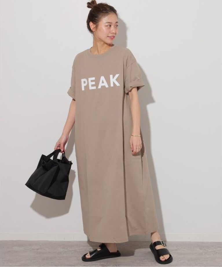 JOURNAL STANDARD relume「《追加》別注【Snow Peak/スノーピーク】Tシャツワンピース」|ワンピース|ベージュ