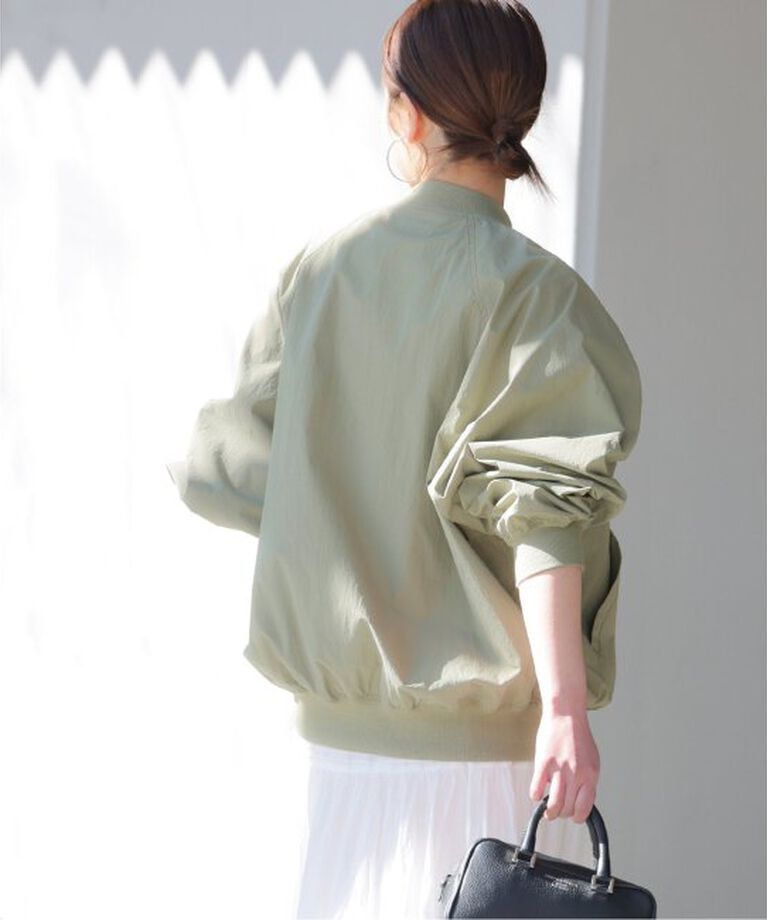 JOURNAL STANDARD relume「《追加2》ウォッシャブルナイロンタッサーMA-1」|ブルゾン・スタジャン|
