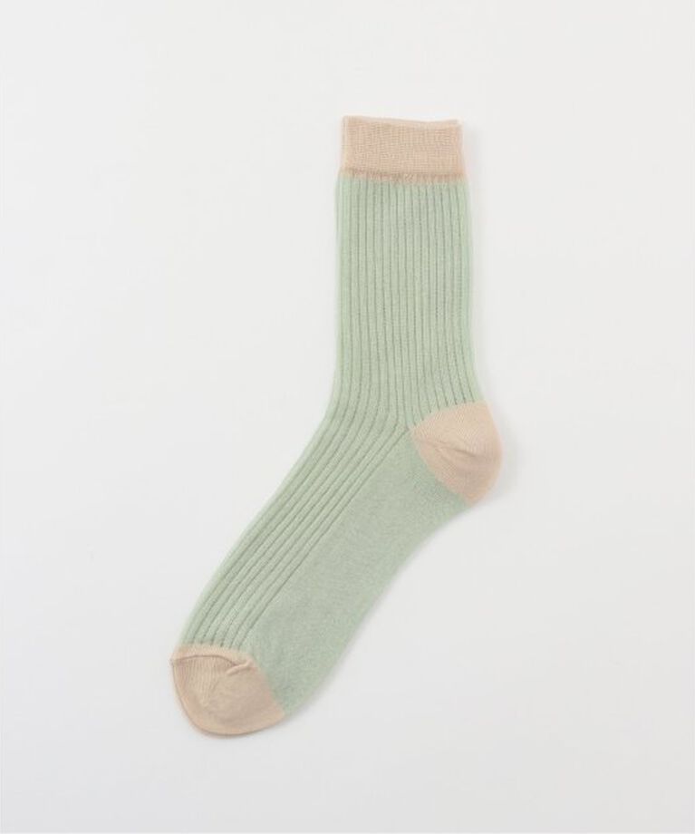 JOURNAL STANDARD「【GLEN CLYDE/グレンクライド】COTTONハイショクSOX：ソックス」|ソックス|グリーン