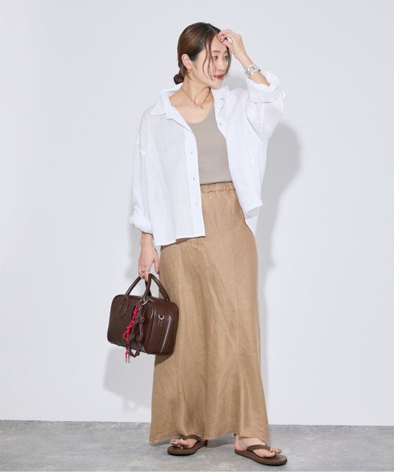 JOURNAL STANDARD「リネンレギュラーロールアップシャツ」|シャツ・ブラウス|