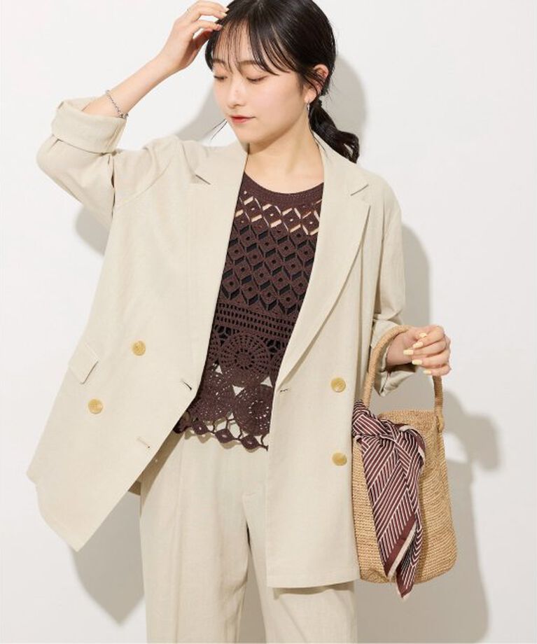 JOURNAL STANDARD relume「《追加》リネンレーヨンテーラードジャケット」|テーラードジャケット|