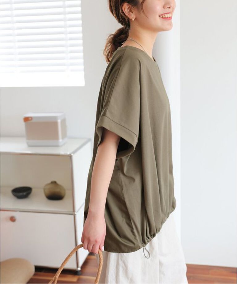 JOURNAL STANDARD relume「プレーティング天竺切替プルオーバー」|Tシャツ・カットソー|カーキ