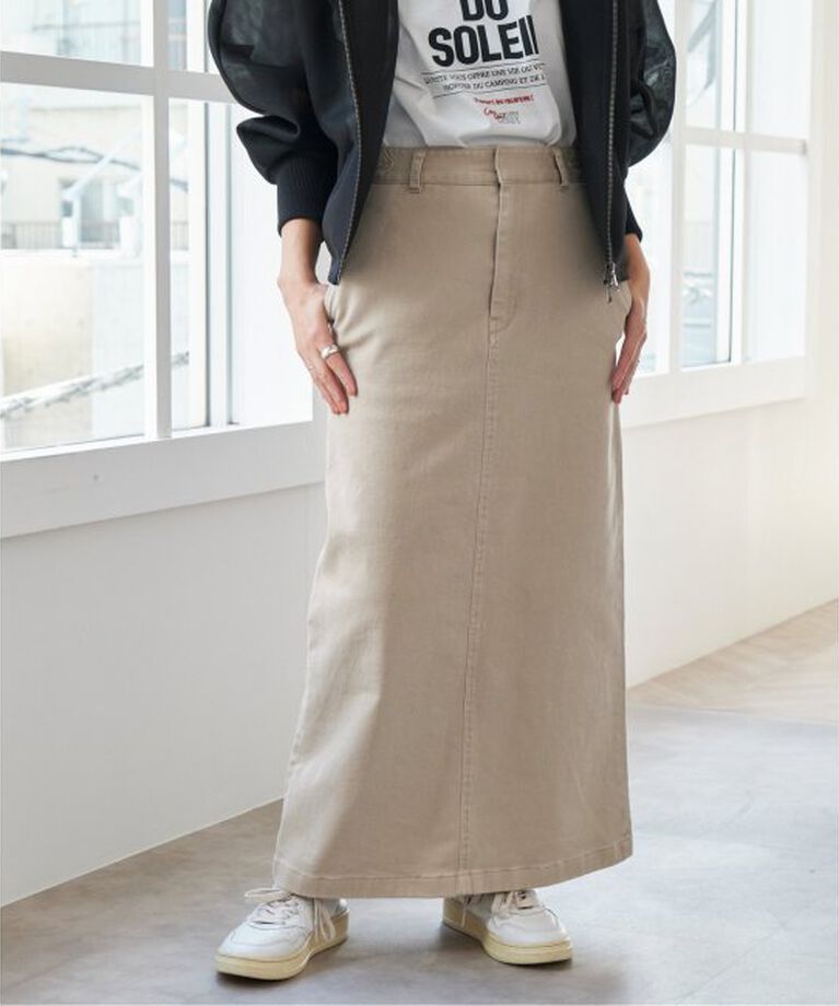 Spick and Span「ストレッチウォッシュスカート」|スカート|