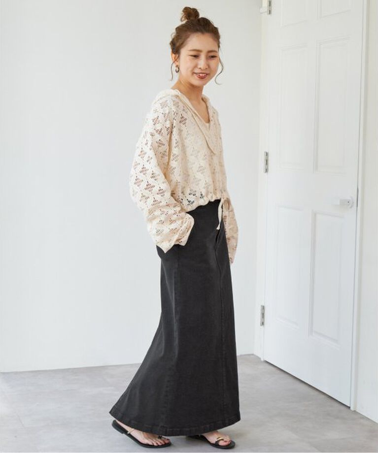 Spick and Span「ストレッチウォッシュスカート」|スカート|