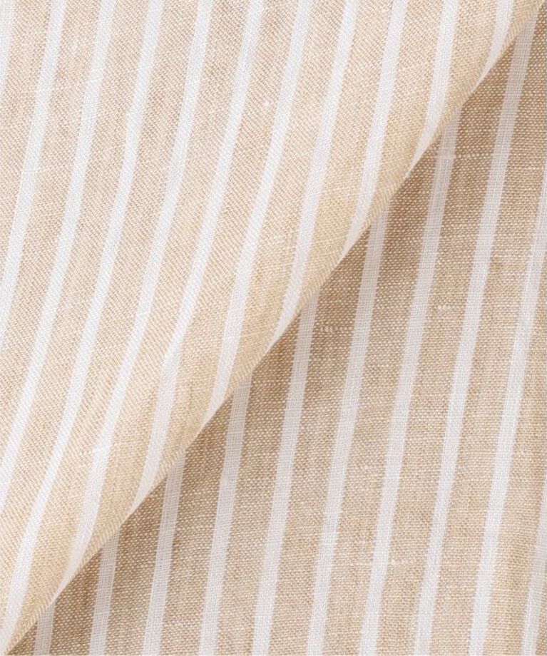 Spick and Span「《追加》80リネンカシュクールビッグシャツ」|シャツ・ブラウス|