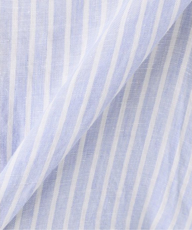 Spick and Span「《追加》80リネンカシュクールビッグシャツ」|シャツ・ブラウス|