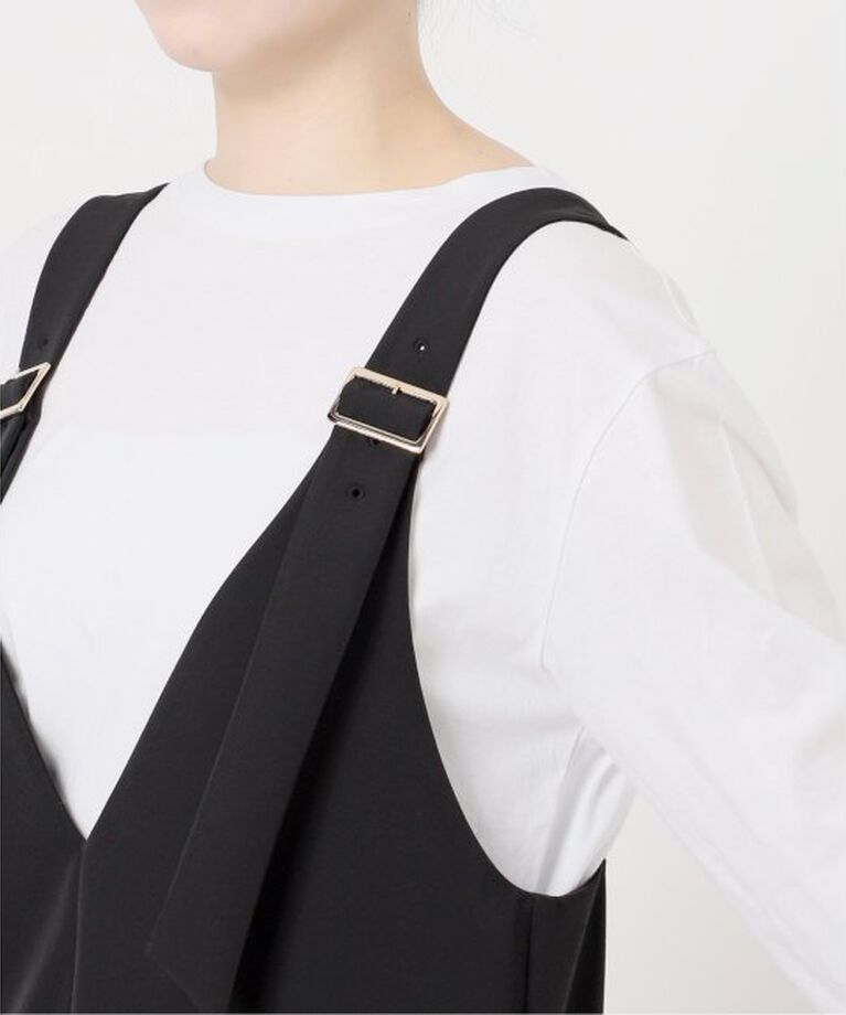 Spick and Span「バックル付きダブルクロスジャンスカ」|ワンピース|