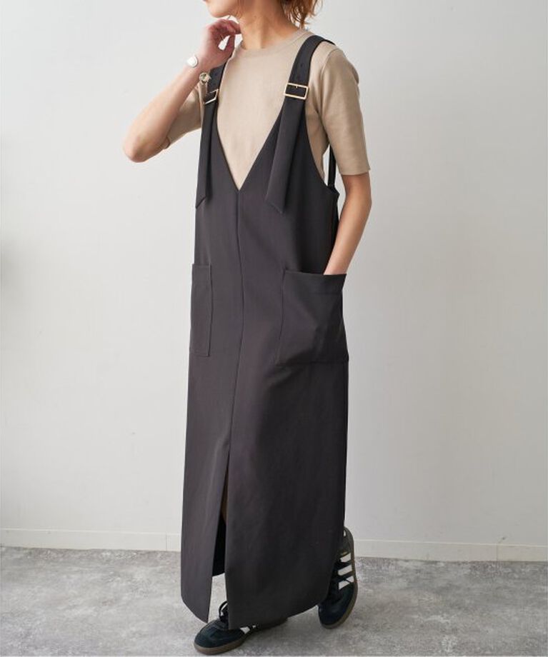 Spick and Span「バックル付きダブルクロスジャンスカ」|ワンピース|