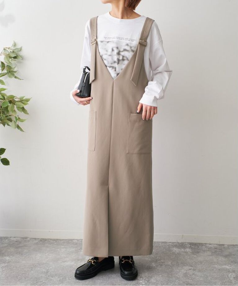 Spick and Span「バックル付きダブルクロスジャンスカ」|ワンピース|