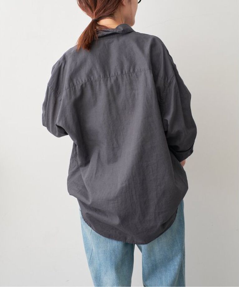 Spick and Span「コットンリネンユーティリティーシャツ」|シャツ・ブラウス|