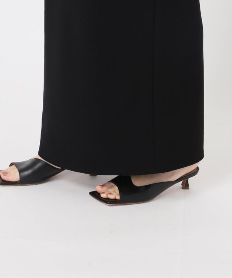 NOBLE「ニットライクジョーゼット2wayワンピース」|ワンピース|