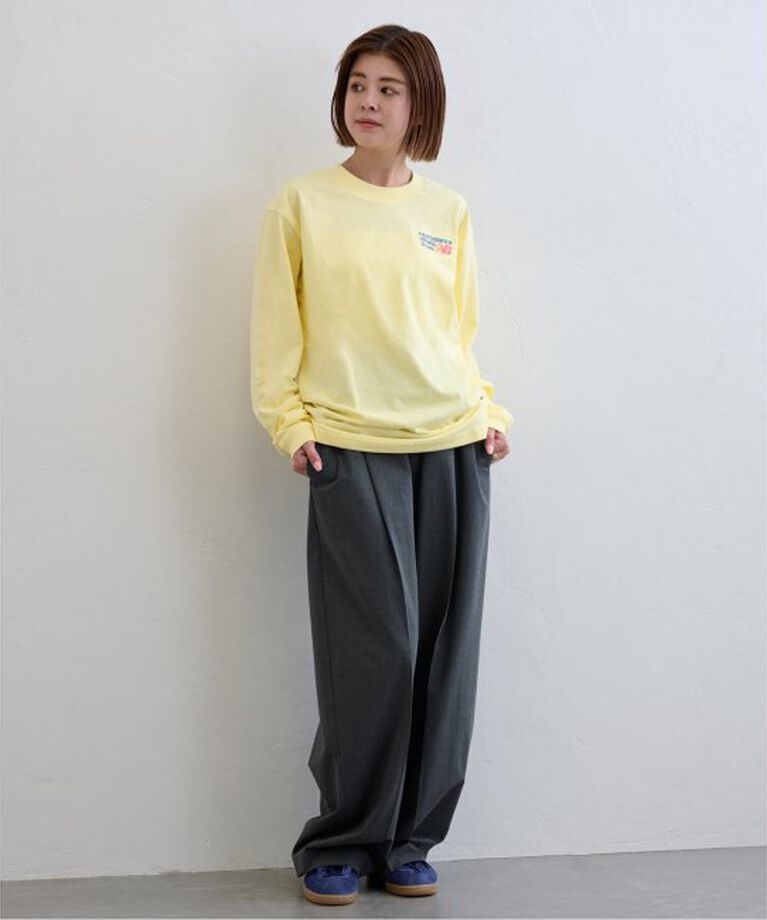 U by SPICK&SPAN「《追加》2WAYトロタックイージーワイド」|スラックス|