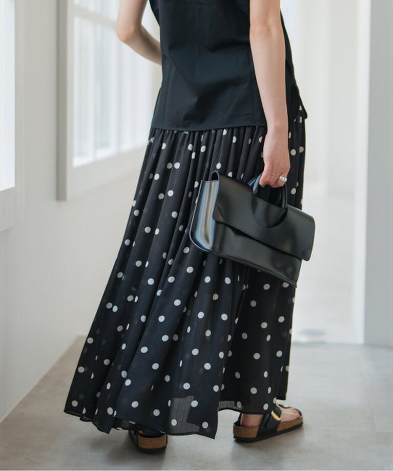 Spick and Span「ドットボリュームスカート」|スカート|
