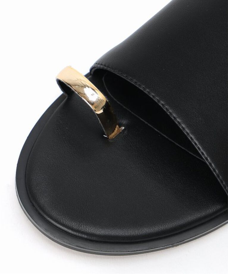 NOBLE「《WEB限定追加予約2》LE VERNIS/ルベルニ Toe ring sandals」|サンダル|