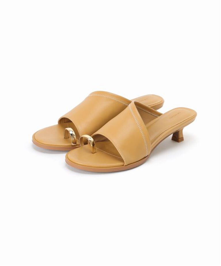 NOBLE「《WEB限定追加予約2》LE VERNIS/ルベルニ Toe ring sandals」|サンダル|