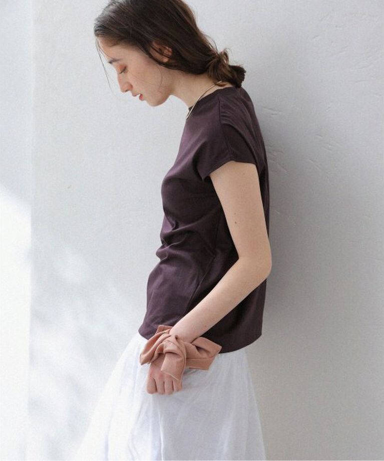  「スムースハイネックプルオーバー」|Tシャツ・カットソー|ボルドー