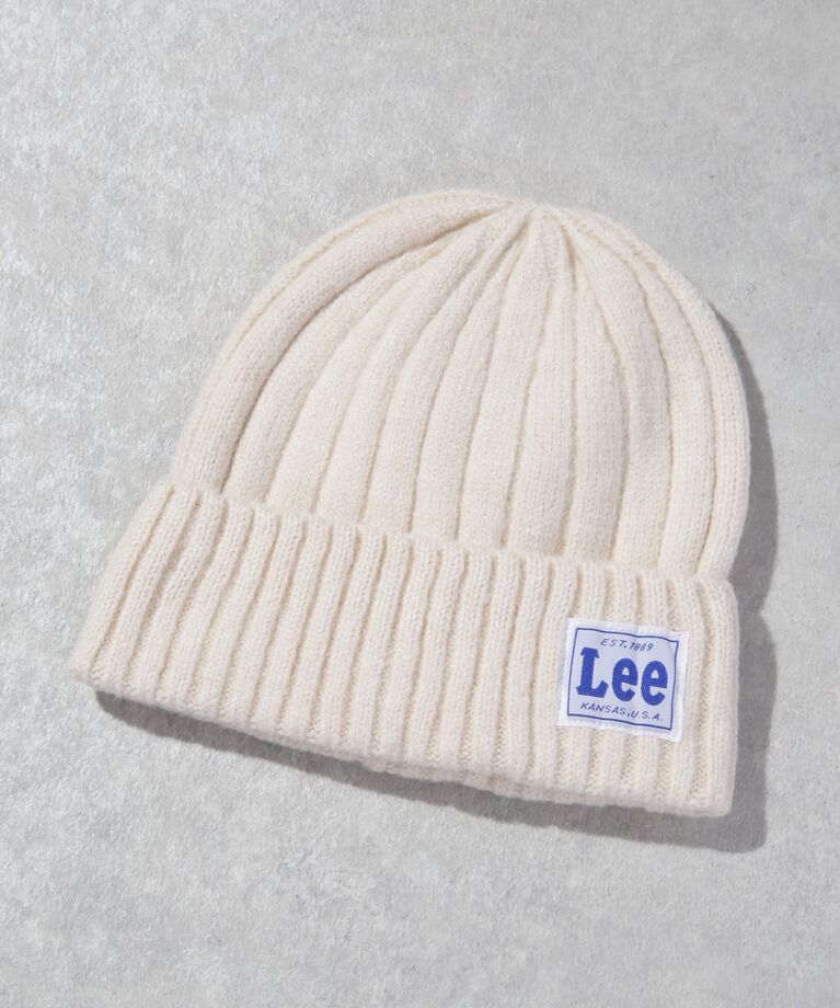 NANO universe「LEE/LE WATCH WOOLY YARN」|キャップ・キャスケット|ホワイト