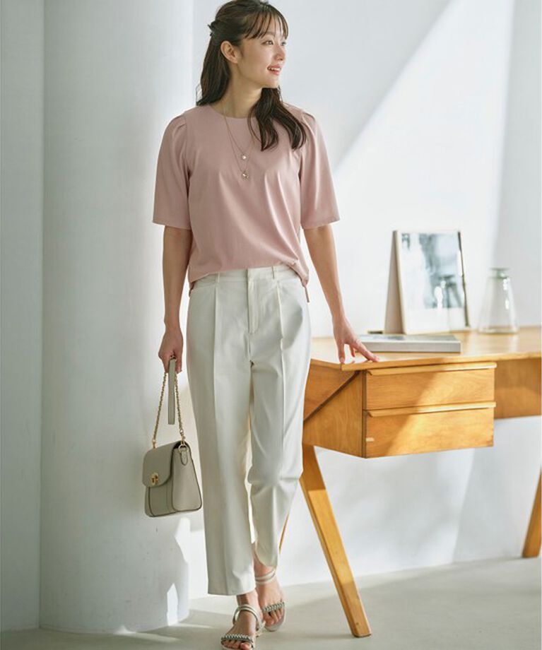 any SiS「【接触冷感・UVカット・撥水】クールタッチテーパード パンツ」|その他|