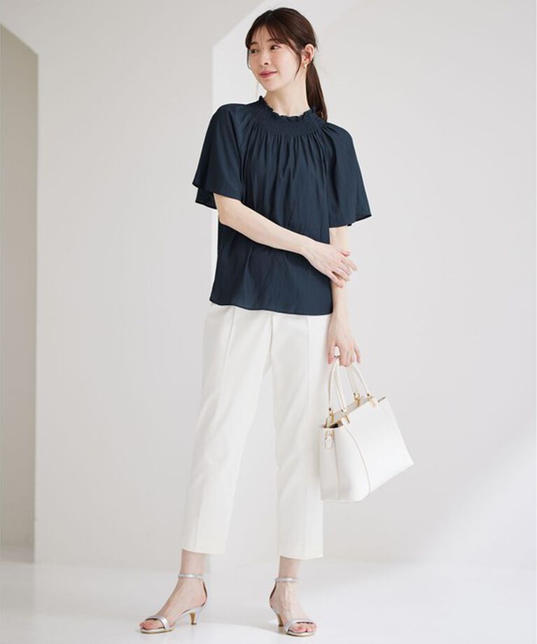 any SiS「【接触冷感・UVカット・撥水】クールタッチテーパード パンツ」|その他|