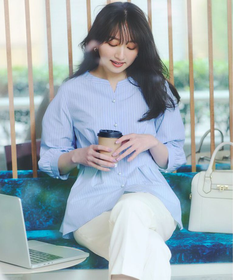 any SiS「【接触冷感・UVカット・撥水】クールタッチテーパード パンツ」|その他|