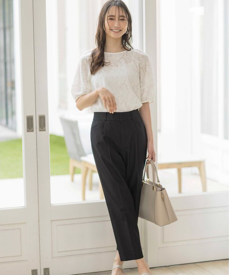 any SiS「【接触冷感・UVカット・撥水】クールタッチテーパード パンツ」|その他|