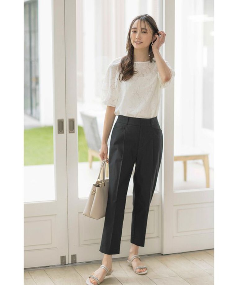 any SiS「【接触冷感・UVカット・撥水】クールタッチテーパード パンツ」|その他|