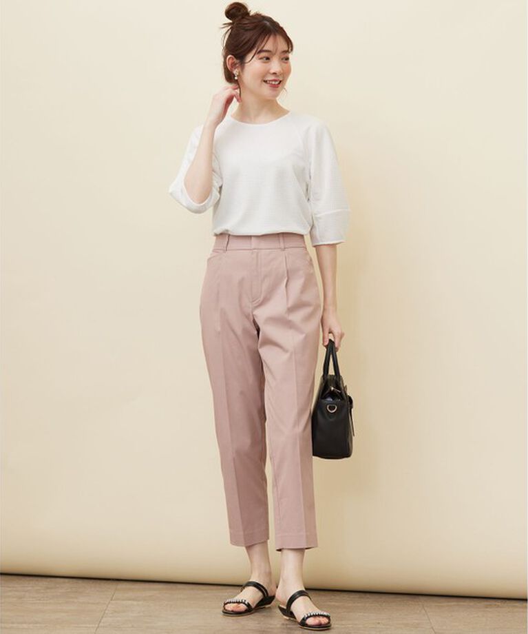 any SiS「【接触冷感・UVカット・撥水】クールタッチテーパード パンツ」|その他|