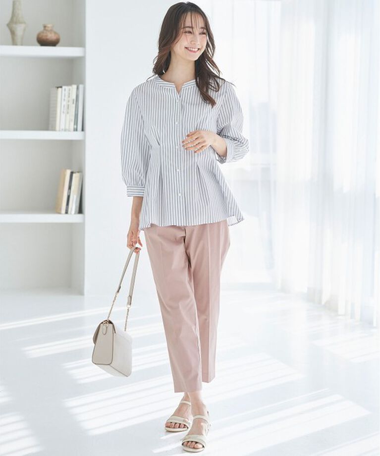 any SiS「【接触冷感・UVカット・撥水】クールタッチテーパード パンツ」|その他|