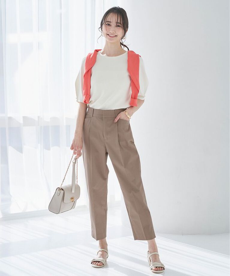 any SiS「【接触冷感・UVカット・撥水】クールタッチテーパード パンツ」|その他|
