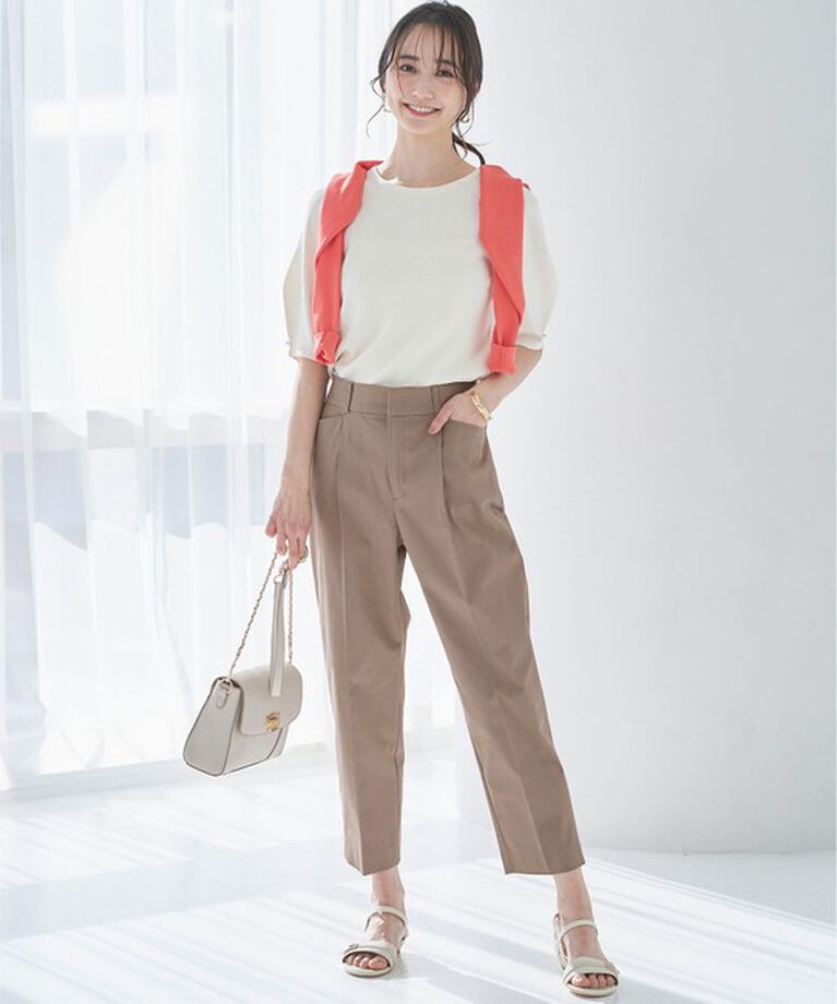 any SiS「【接触冷感・UVカット・撥水】クールタッチテーパード パンツ」|その他|