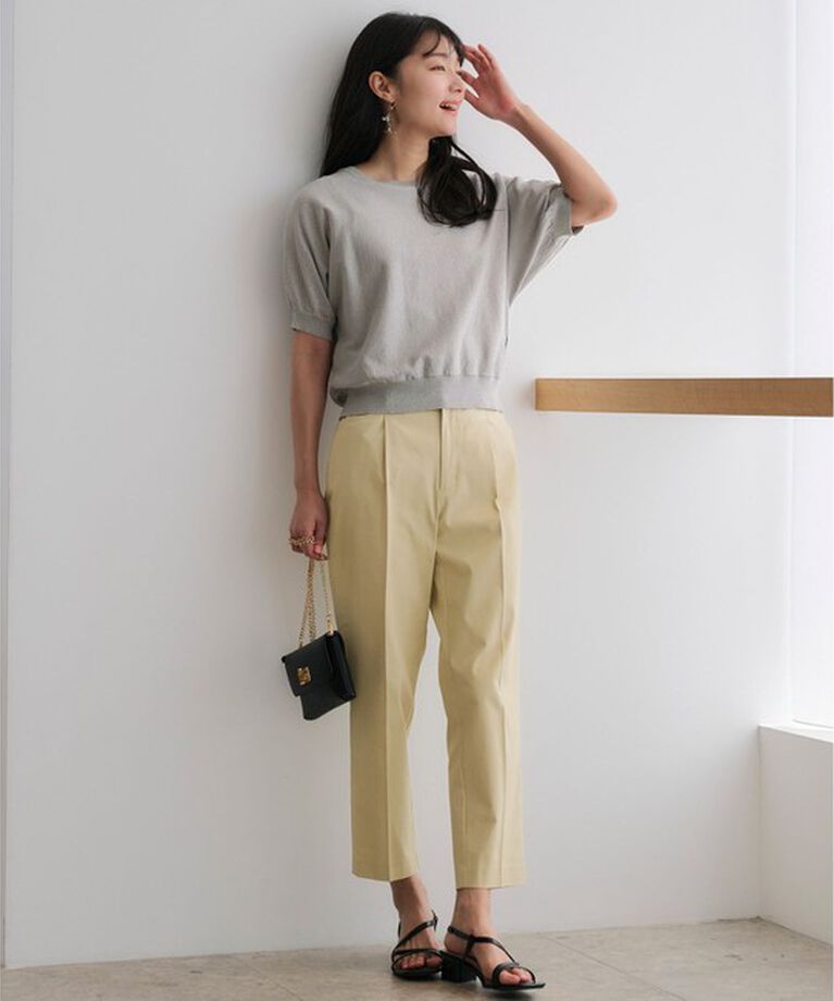 any SiS「【接触冷感・UVカット・撥水】クールタッチテーパード パンツ」|その他|