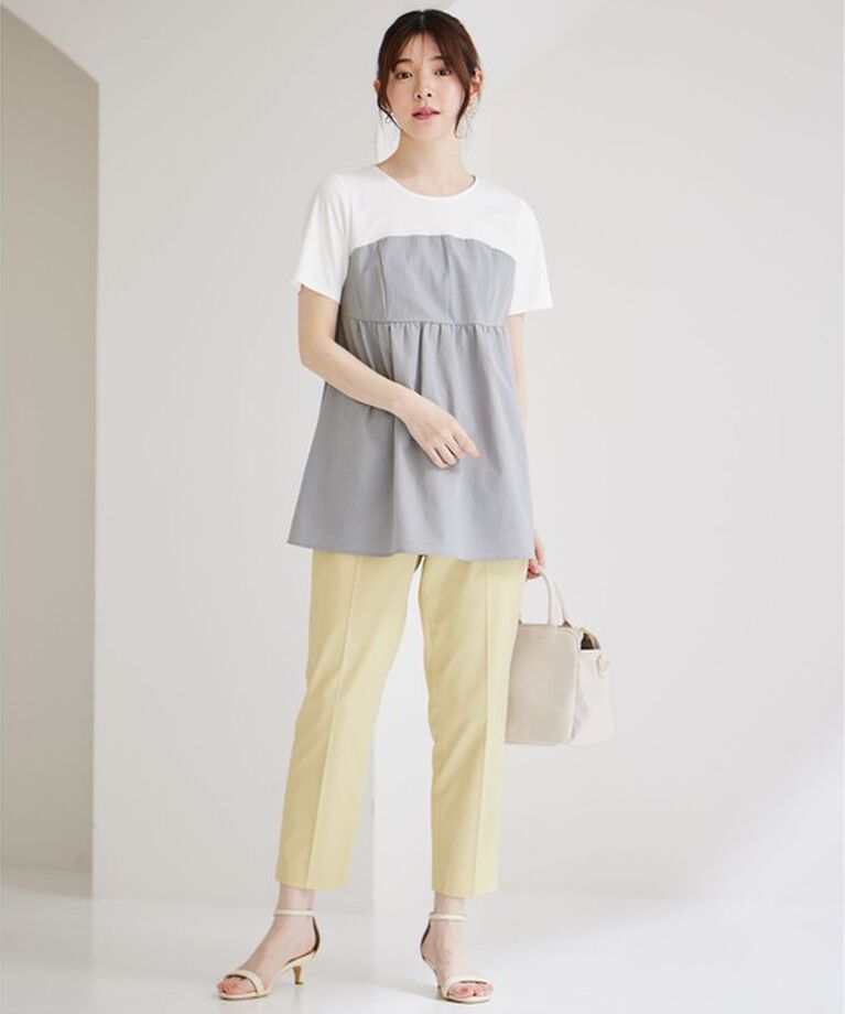 any SiS「【接触冷感・UVカット・撥水】クールタッチテーパード パンツ」|その他|