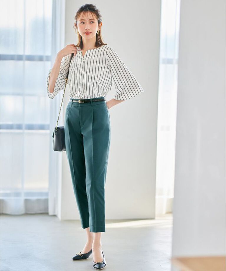 any SiS「【接触冷感・UVカット・撥水】クールタッチテーパード パンツ」|その他|【WEB限定】ﾃ