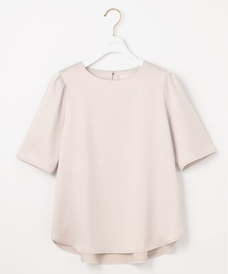 any SiS「【洗える】サテン プルオーバー」|Tシャツ・カットソー|